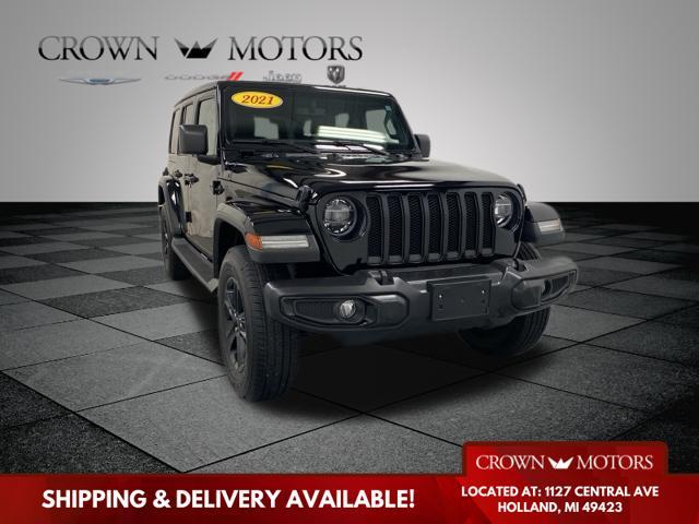 used 2021 Jeep Wrangler Unlimited car, priced at $38,695