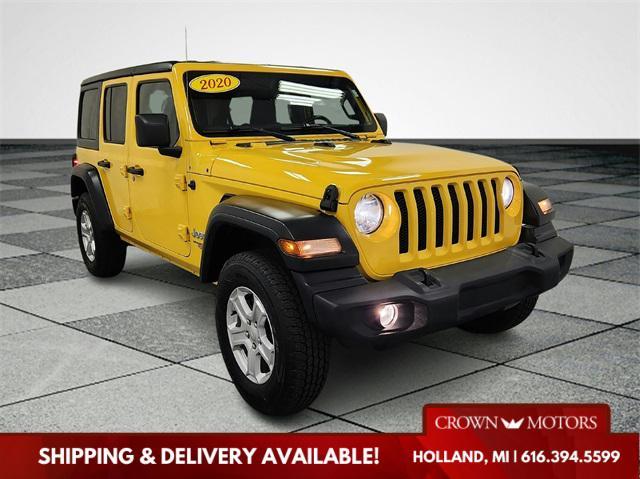 used 2020 Jeep Wrangler Unlimited car, priced at $28,662