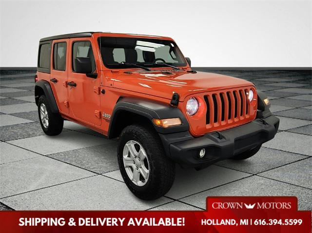 used 2020 Jeep Wrangler Unlimited car, priced at $31,259