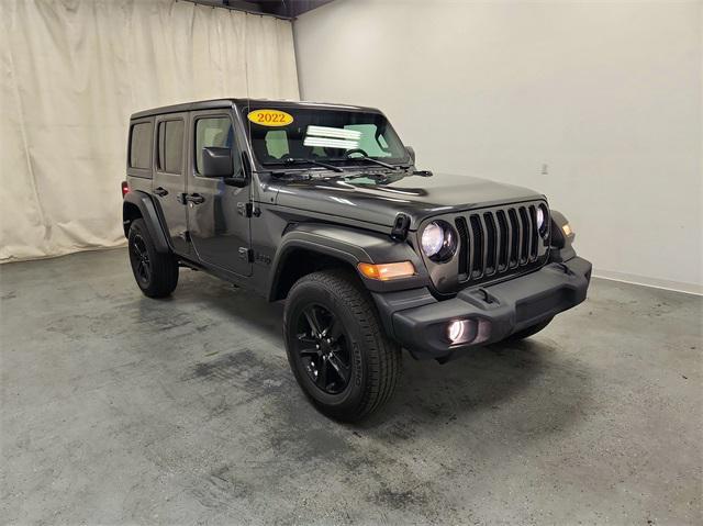 used 2022 Jeep Wrangler Unlimited car, priced at $33,436