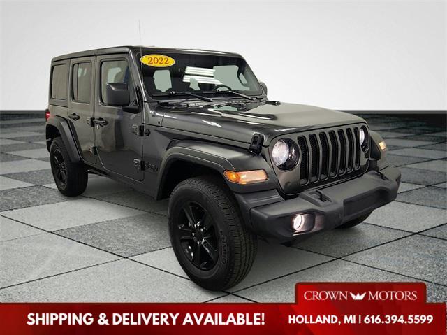 used 2022 Jeep Wrangler Unlimited car, priced at $33,436