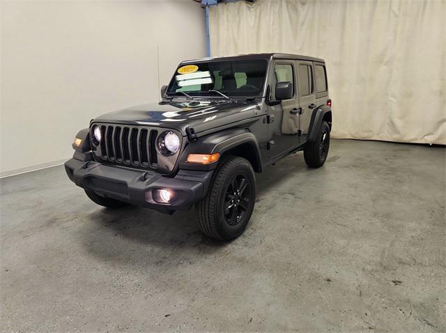 used 2022 Jeep Wrangler Unlimited car, priced at $33,436