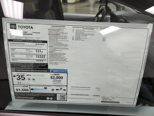 new 2025 Toyota Sienna car, priced at $49,850