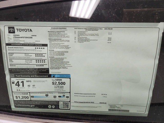 new 2026 Toyota Crown car, priced at $47,731