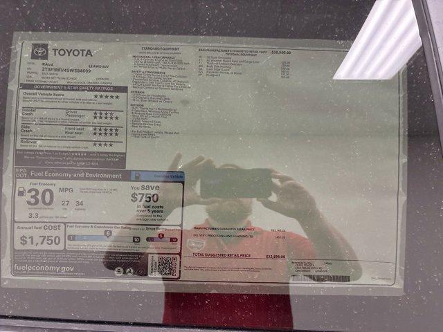 new 2025 Toyota RAV4 car, priced at $33,598