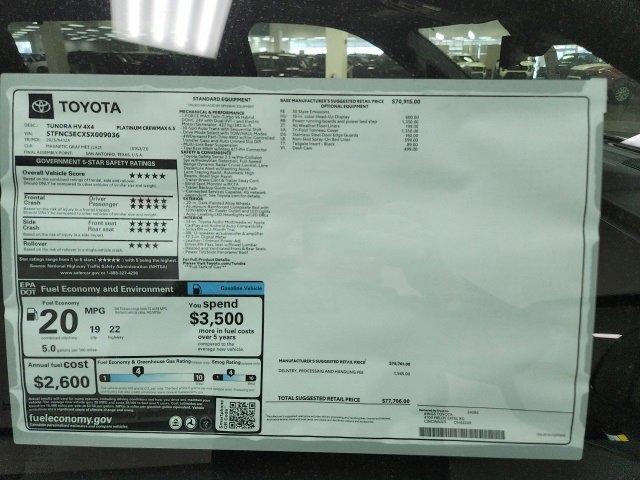 new 2025 Toyota Tundra Hybrid car, priced at $72,601