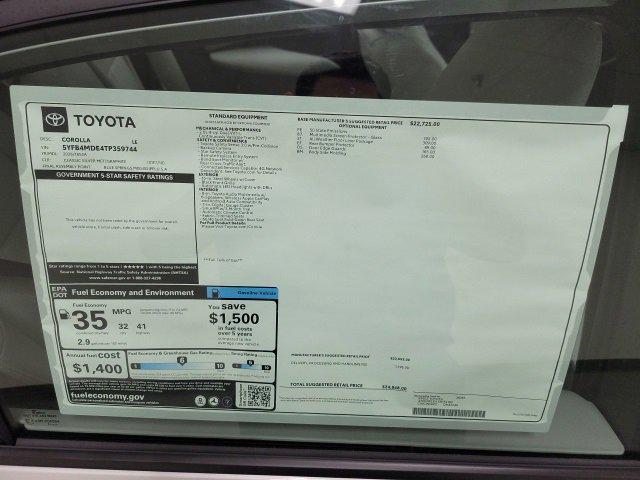 new 2026 Toyota Corolla car, priced at $26,967