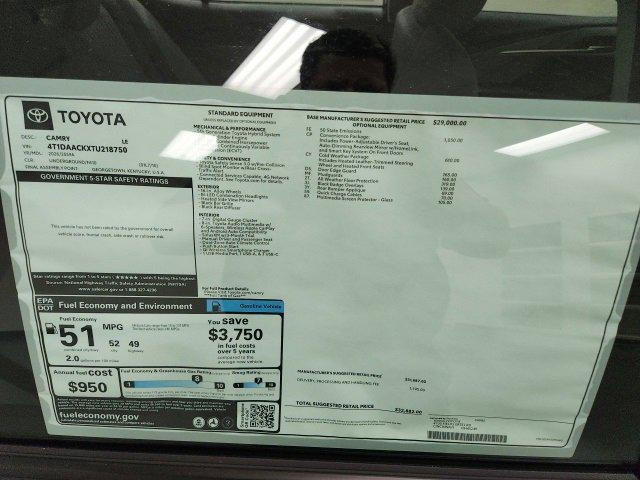 new 2026 Toyota Camry car, priced at $32,062