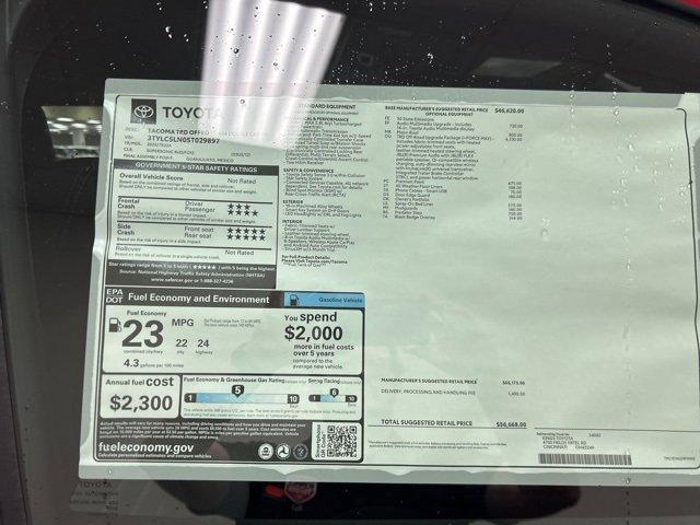new 2025 Toyota Tacoma Hybrid car, priced at $56,668