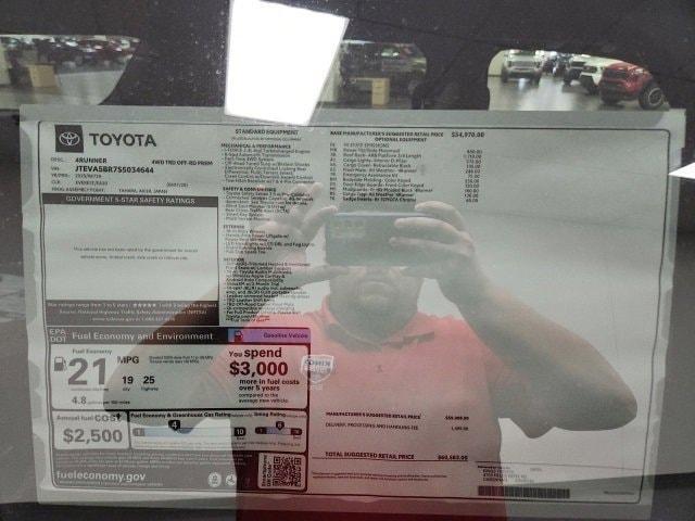 new 2025 Toyota 4Runner car, priced at $60,583