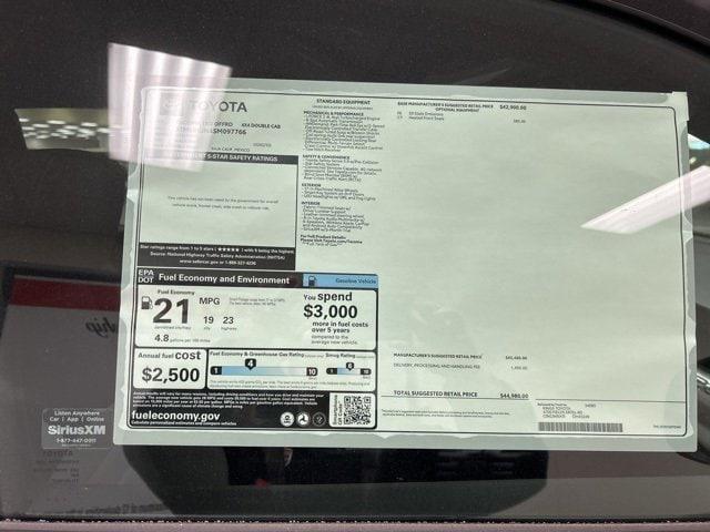 new 2025 Toyota Tacoma car, priced at $43,480