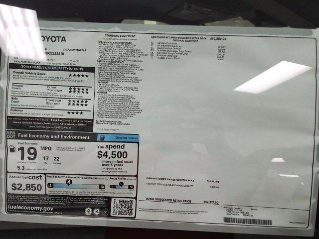 new 2024 Toyota Tundra car, priced at $51,011