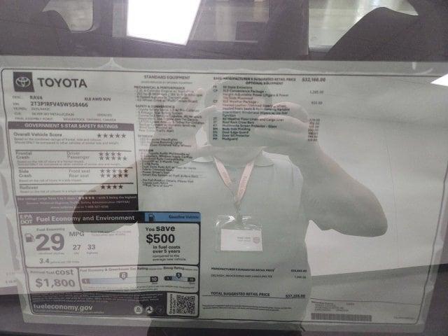 new 2025 Toyota RAV4 car, priced at $39,907