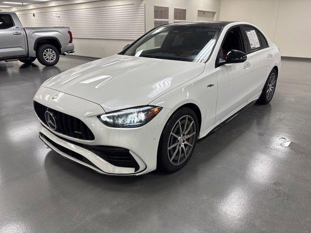 used 2025 Mercedes-Benz AMG C 43 car, priced at $59,519