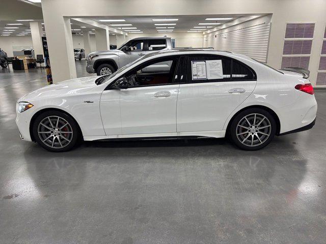 used 2025 Mercedes-Benz AMG C 43 car, priced at $59,519