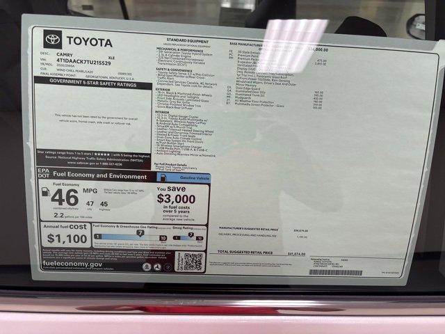 new 2026 Toyota Camry car, priced at $41,074
