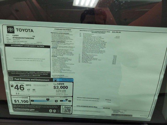 new 2026 Toyota Camry car, priced at $42,197