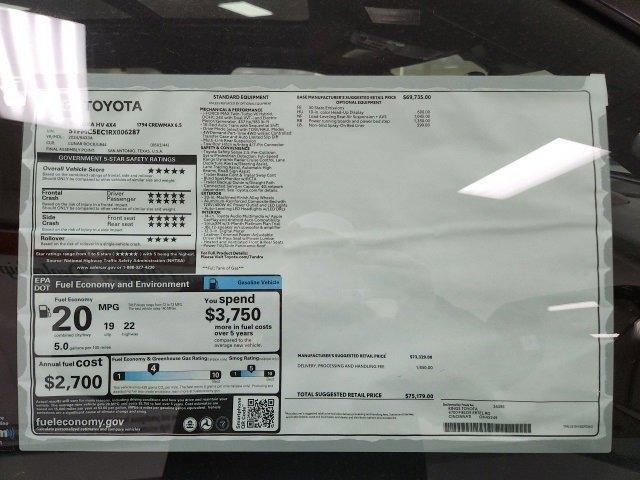 new 2024 Toyota Tundra Hybrid car, priced at $70,282