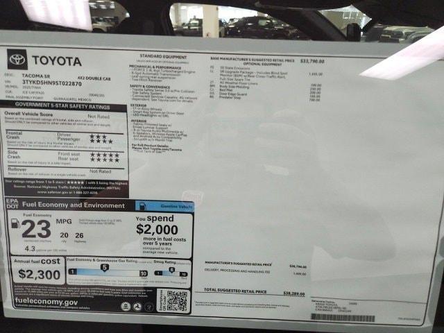 new 2025 Toyota Tacoma car, priced at $36,624