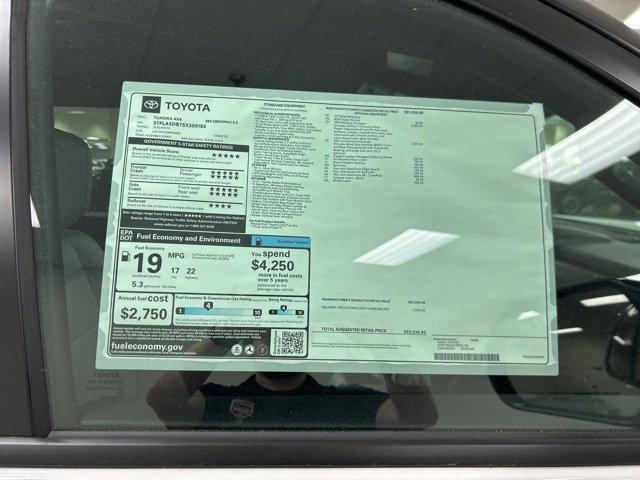 new 2025 Toyota Tundra car, priced at $55,676