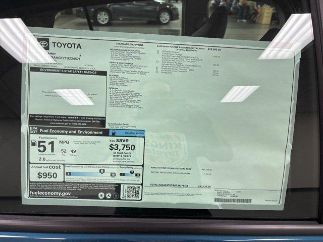 new 2026 Toyota Camry car, priced at $31,939