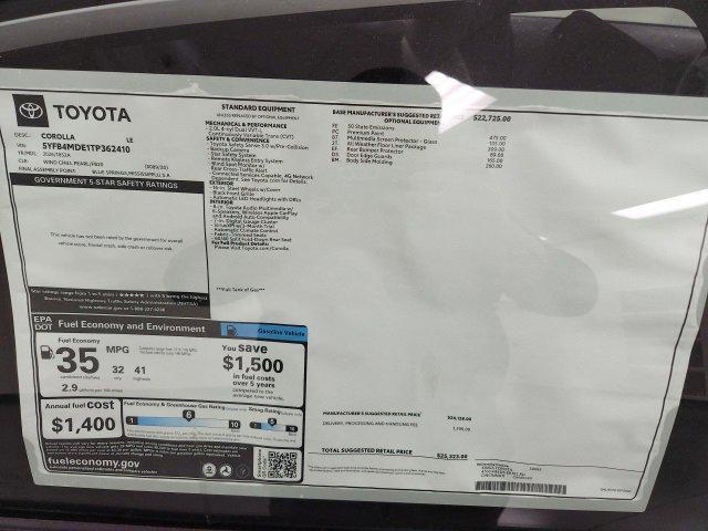 new 2026 Toyota Corolla car, priced at $27,227