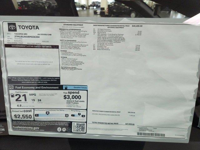 new 2024 Toyota Tacoma car, priced at $46,815