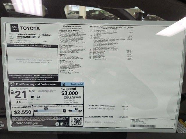 new 2024 Toyota Tacoma car, priced at $54,273