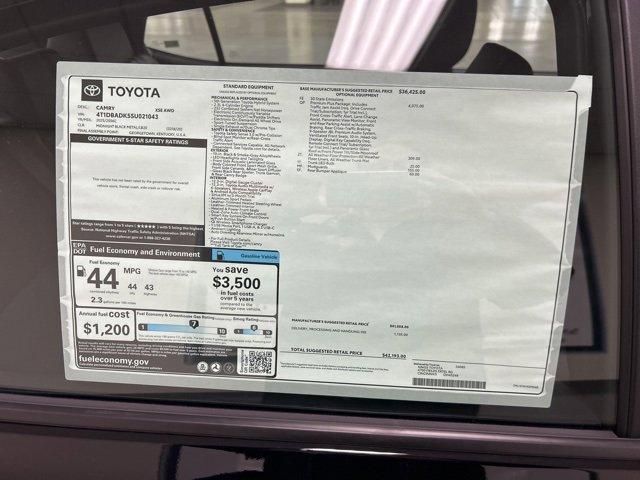 new 2025 Toyota Camry car, priced at $41,693