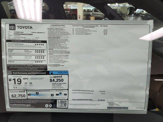new 2025 Toyota Tundra car, priced at $68,608