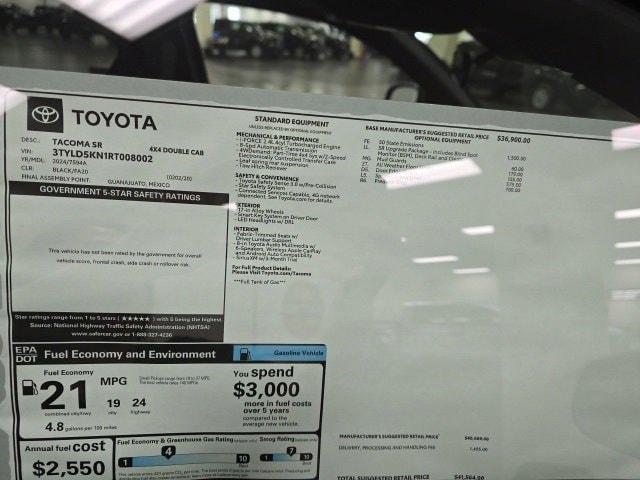 new 2024 Toyota Tacoma car, priced at $41,564