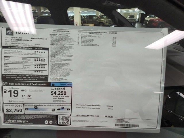 new 2025 Toyota Tundra car, priced at $57,978