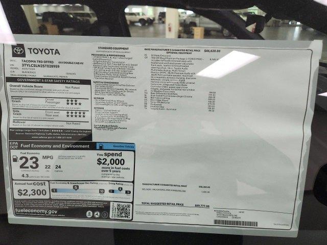 new 2025 Toyota Tacoma Hybrid car, priced at $59,777