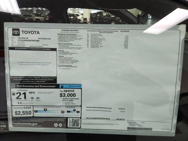 new 2024 Toyota Tacoma car, priced at $40,587