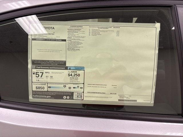 new 2026 Toyota Prius car, priced at $33,422