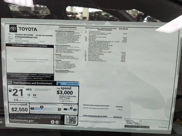 new 2024 Toyota Tacoma car, priced at $55,503