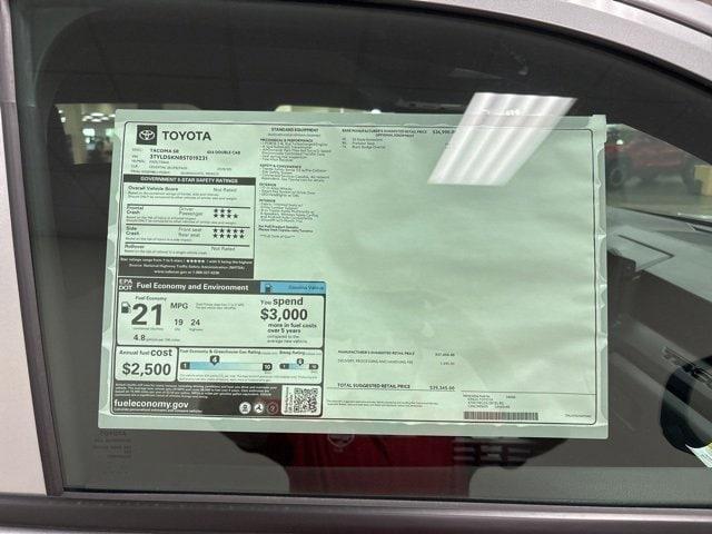 new 2025 Toyota Tacoma car, priced at $37,740