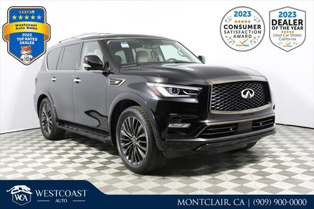 used 2021 INFINITI QX80 car, priced at $38,526