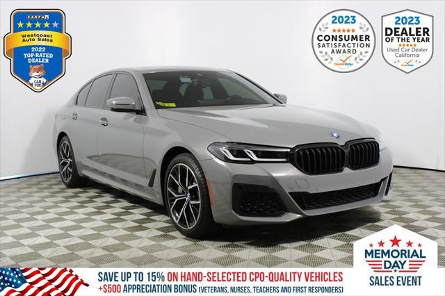 used 2022 BMW 530e car, priced at $35,076