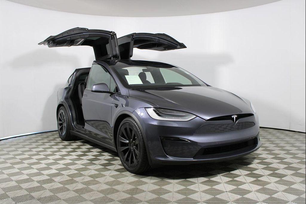 used 2022 Tesla Model X car, priced at $50,635