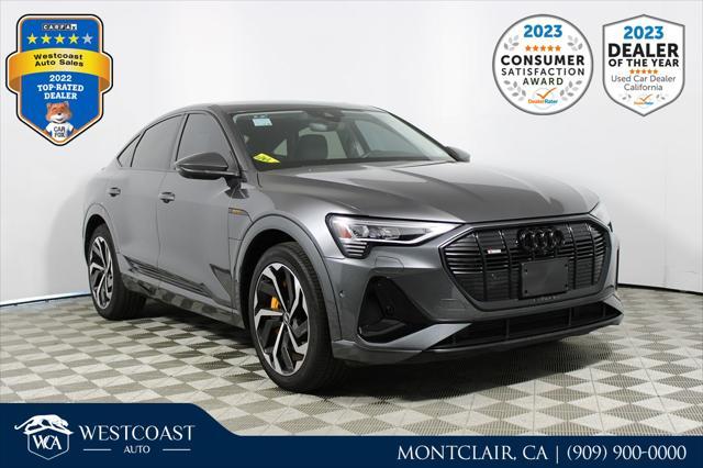 used 2022 Audi e-tron Sportback car, priced at $31,863