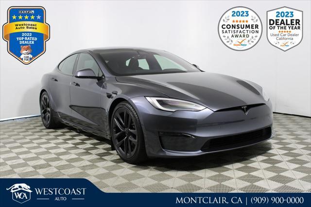 used 2021 Tesla Model S car, priced at $61,888