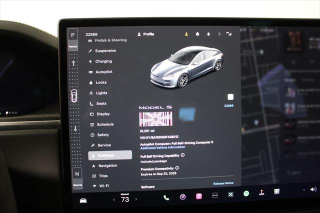 used 2021 Tesla Model S car, priced at $61,888