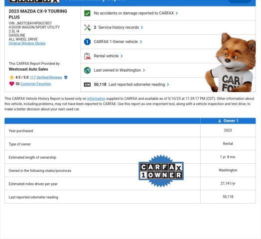 used 2023 Mazda CX-9 car