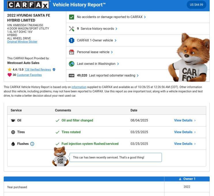 used 2022 Hyundai Santa Fe car, priced at $25,339