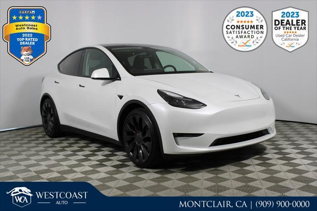 used 2022 Tesla Model Y car, priced at $33,318