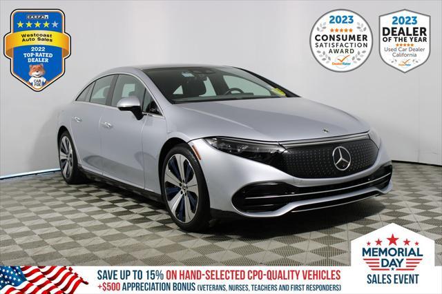 used 2022 Mercedes-Benz EQS 450+ car, priced at $38,140