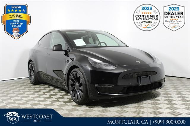 used 2021 Tesla Model Y car, priced at $28,548