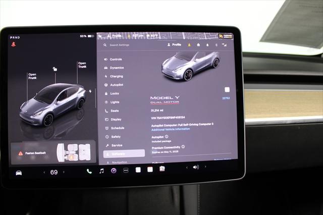 used 2022 Tesla Model Y car, priced at $27,887