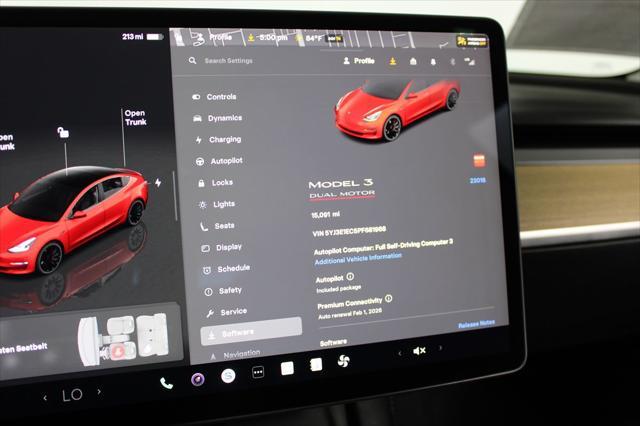 used 2023 Tesla Model 3 car, priced at $30,249
